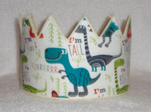 dinosaur birthday crown